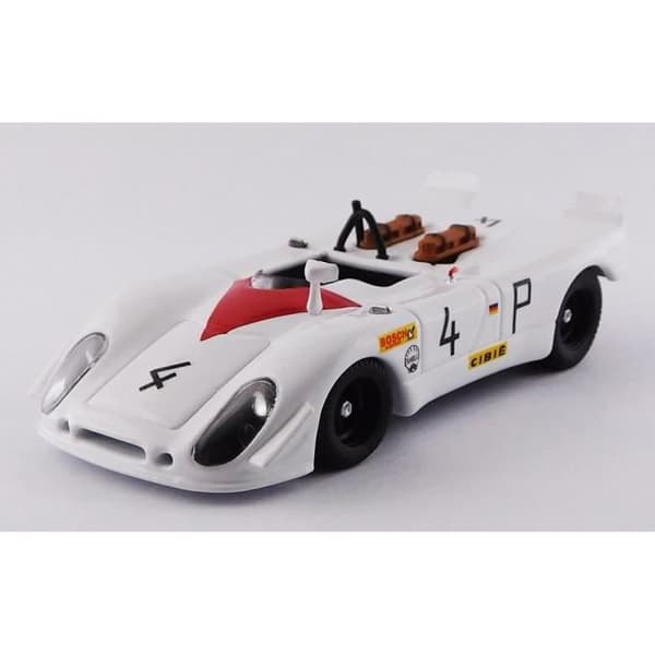 Miniaturemodeller - Bästa - Porsche 1969 Stommelen - 1/43 - Vit - Blandat