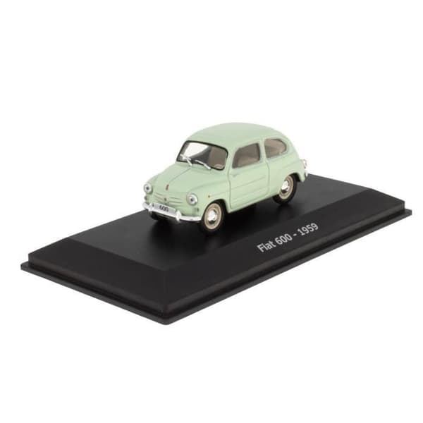 Monterade miniatyrer - Fiat 600 Green 1959 1/43 Press Series