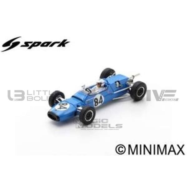 Samlarbil i miniatyr - SPARK 1/43 - MATRA MS5 - Coupe de Paris F3 Monthlery - 1967 - Blå / Vit