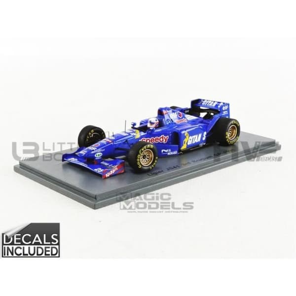 Samlarbil i miniatyr - SPARK 1/43 - LIGIER JS41 Mugen Honda - Belgiens GP 1994 - Blå