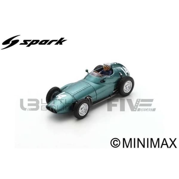 Samlarbil i miniatyr - SPARK 1/43 - BRM P25 - Holländsk GP 1958 - Grön