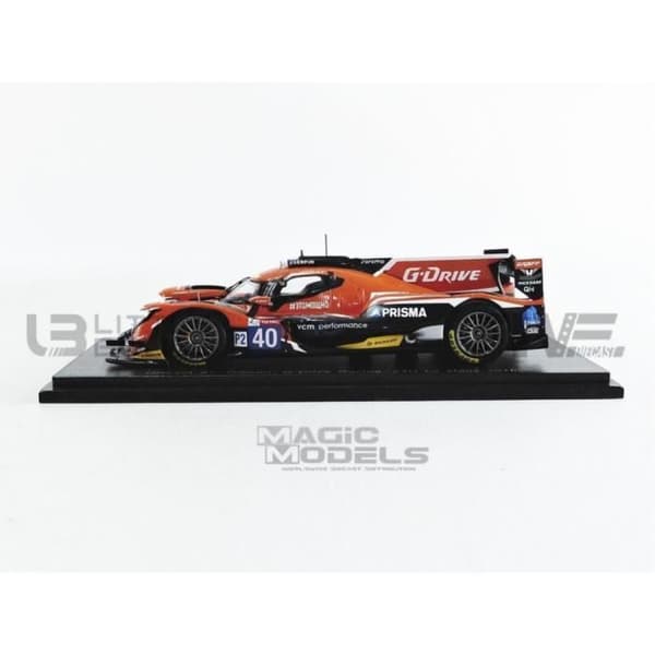 Samlarbil i Miniformat - SPARK - ORECA 07 Gibson - Le Mans 2018 - Orange / Svart - 1/43