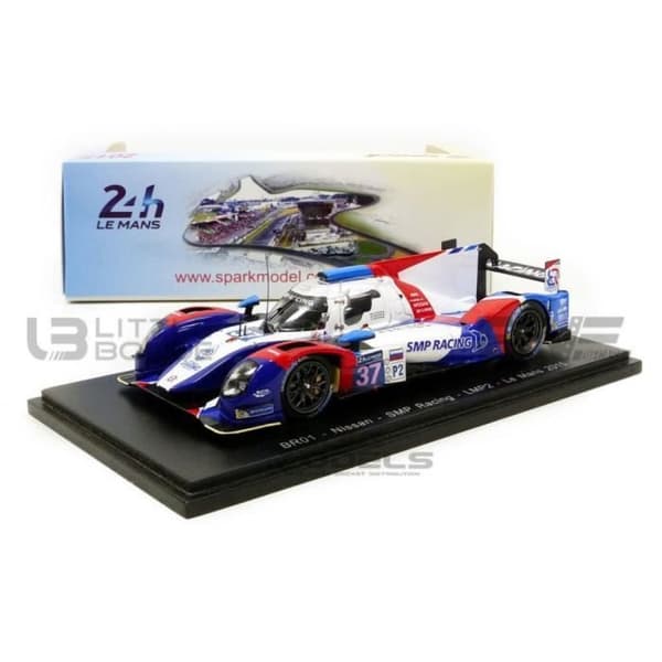 Samlarbil - SPARK - BR 01 Nissan LMP2 - Le Mans 2015 - 1/43 - Flerfärgad