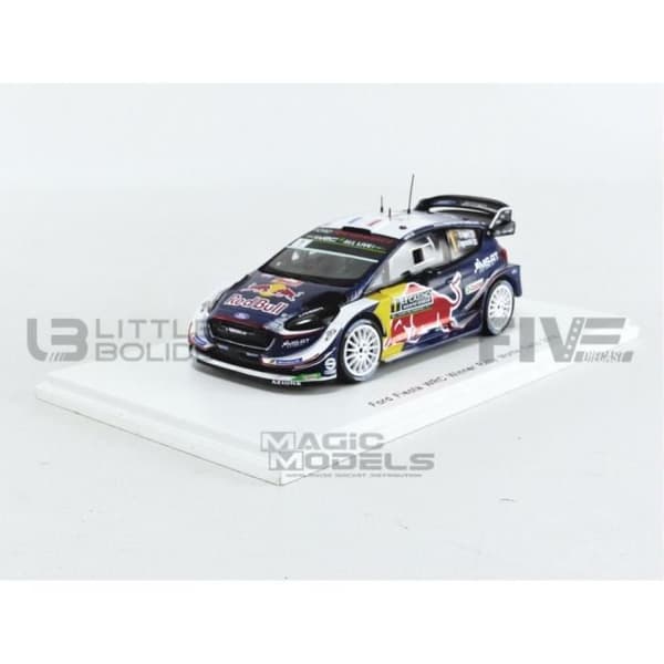 Samlarbil i miniatyr - SPARK 1/43 - FORD Fiesta WRC - Blå / Silver - S5951
