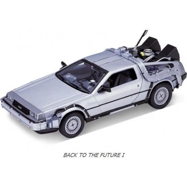 Skalmodell - Welly - DeLorean - 1:24 - Silver - För barn från 6 år