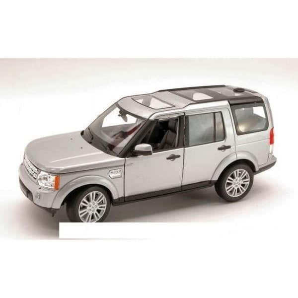 Modellsats - WELLY - LAND ROVER DISCOVERY 4 2010 - Silver - Skala 1:24
