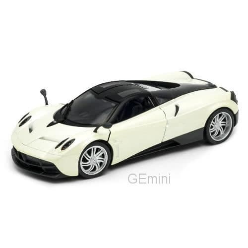 Monterade miniatyrer - Welly - Huayra - 1/24 - Vit - Barn - Inredning
