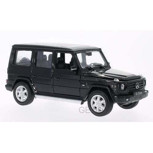 Monterade miniatyrer - Mercedes Klass G benz svart 1/24 Welly