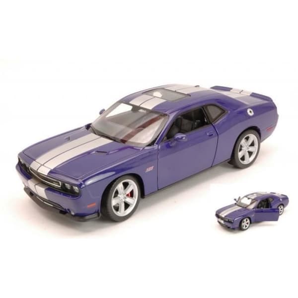 Dodge Challenger SRT 2013 WELLY 1:24 modellsats - lila färg