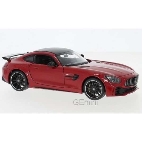 Monterade miniatyrer - Mercedes AMG GT R röd 1/24 Welly