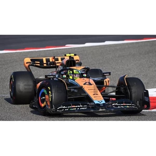 Minibil - SPARK - MCLAREN MCL60 - Australiens Grand Prix 2023 - Orange / Svart / Blå