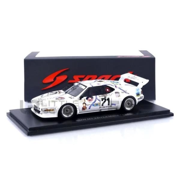 Miniatyrbil - SPARK - BMW M1 - Le Mans 1981 - 1/43 - Vit