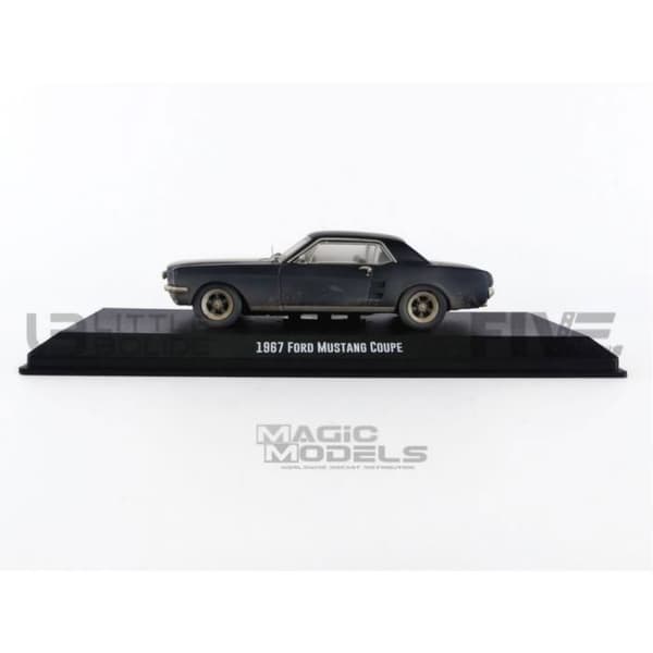 Samlarbil - GREENLIGHT COLLECTIBLES - Mustang Coupe Creed II - 1967 - Svart - 1/43