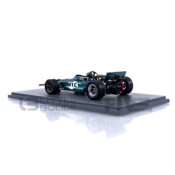 Samlarbil i miniatyr - SPARK 1/43 - BRM P133 - Canadian GP 1969 - Grön / Orange