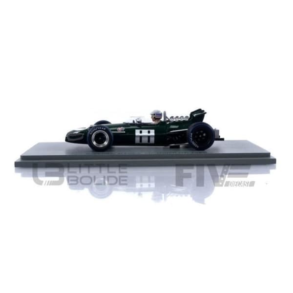Samlarbil i miniatyr - SPARK 1/43 - BRABHAM BT26A - Holländsk GP 1969 - Grön/Gul
