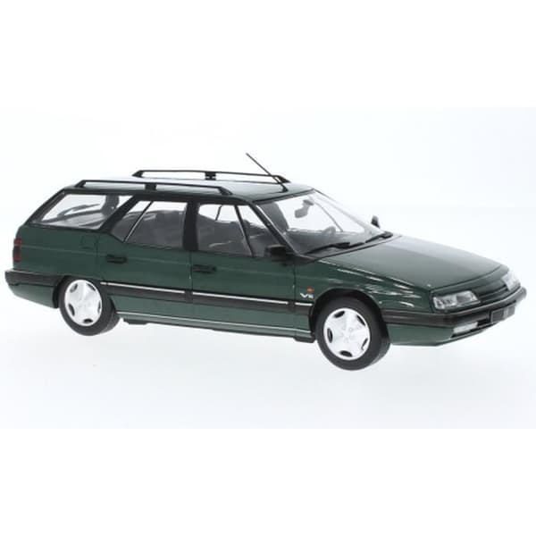Miniatyrer monterade - Whitebox - Citroen XM Breack 1991 - Mörkgrön - 1/24 - Blandat
