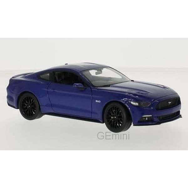 Monterade miniatyrer - Ford Mustang GT röd 2015 1/24 Welly
