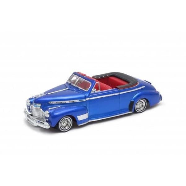 Miniatyrer monterade - Welly - Chevrolet Special Deluxe - Blå - 1/24 - Interiör