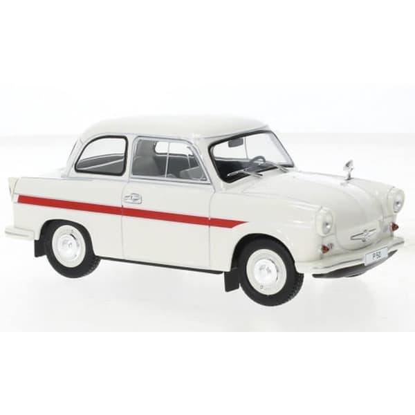 Monterade miniatyrer - Trabant P50 Ljusbeige 1959 1/24 Whitebox