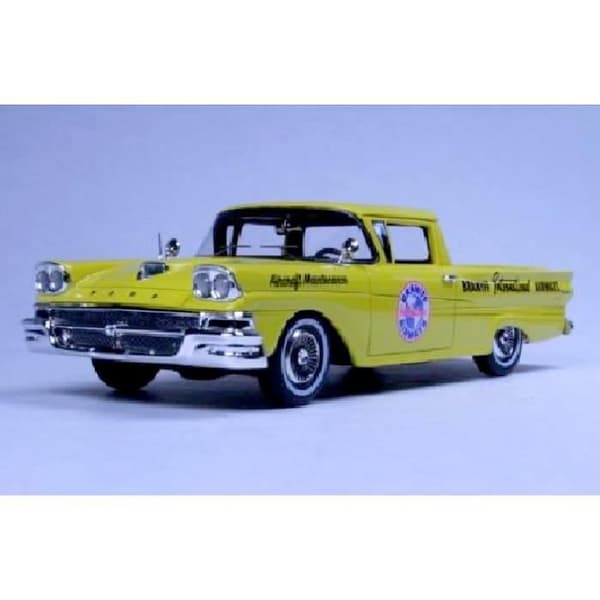 Miniatyrer monterade - Goldvarg - Ford Ranchero Braniff int. 1958 - 1/43 - Gul - Blandat