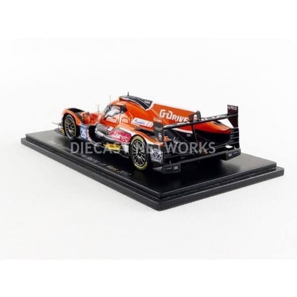Samlarbil - SPARK - ORECA 07 Gibson LMP2 - 1/43 - Le Mans 2017 - Orange/Svart