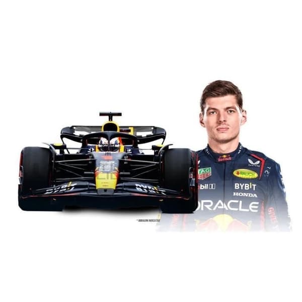 Samlarbil - BBURAGO - RED BULL RB19 - 1/43 - Säsong 2023 - Blå/Röd/Gul