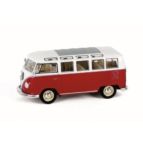 Miniatyrbil - Welly - VW Bus '62 - Billicens - För barn från 3 år och uppåt