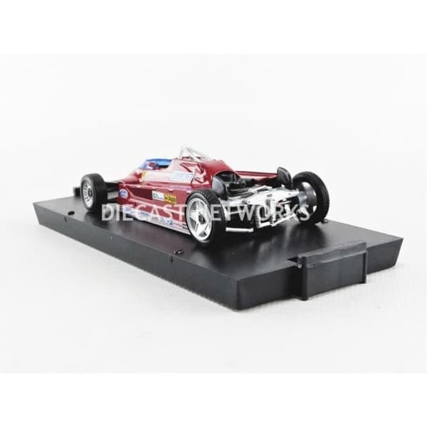 Samlarbil i miniatyr - BRUMM - FERRARI 126 CK Mulet - Monaco 1981 - Röd