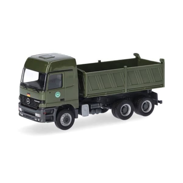 Monterade miniatyrer - Mercedes Actros L96 Tipper 1/87 Herpa