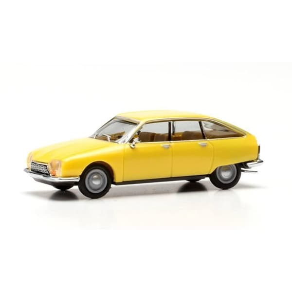 Monterade miniatyrer - Citroen GS Gul 1/87 Herpa