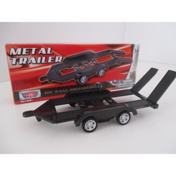Trailer - MOTOR MAX - Trailer - 1/43 - Svart färg - Bra skick på kartongen