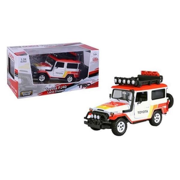 Monterade miniatyrer - Toyota FJ 40 Hard Top Med galleri 1974 1/24 Motormax