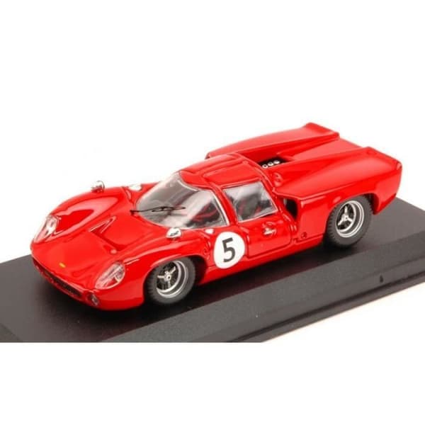 Miniatyrfordon - BÄSTA MODELL - Lola T70 Coupe' N.5 Vinnare G.P.Svezia 1967 Y.Rosqvist 1:43 - Vit - Vuxen
