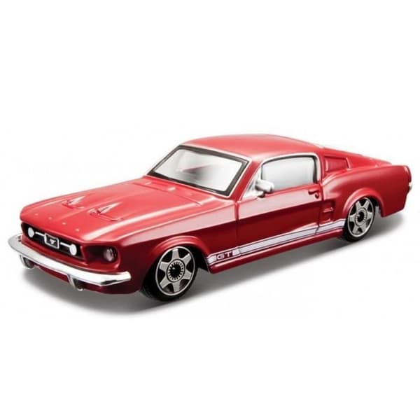 Monterade miniatyrer - Ford Mustang GT röd 1964 1/43 Burago