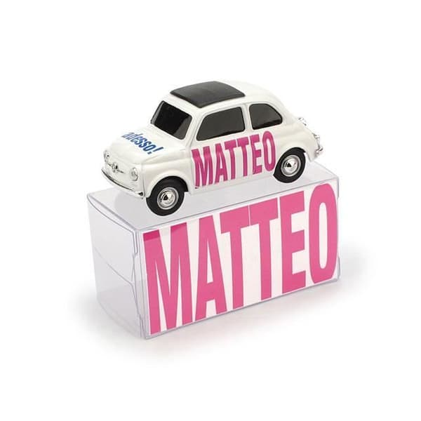 Monterade miniatyrer - Fiat 500 Matteo 1/43 Brumm