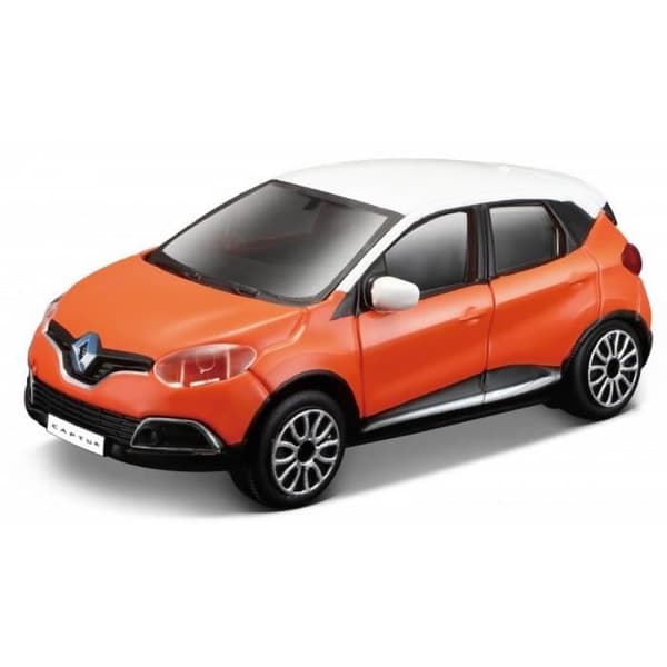Monterade miniatyrer - Burago - Renault Captur - Orange - 1/43 - SUV