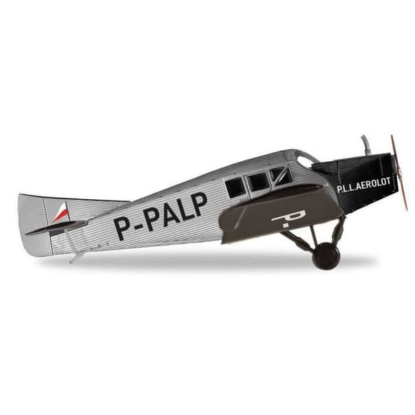 Monterade miniatyrer - Junkers F13 Aerolot Polska Linia Lotnicza 1/87 Herpa