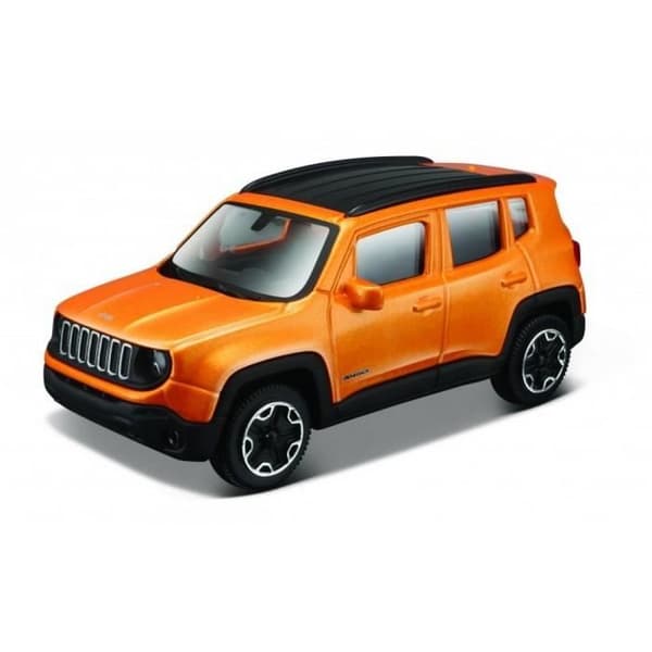 Monterade miniatyrer - Burago - Jeep Renegade - 1/43 - Varierande färger - 4 x 4
