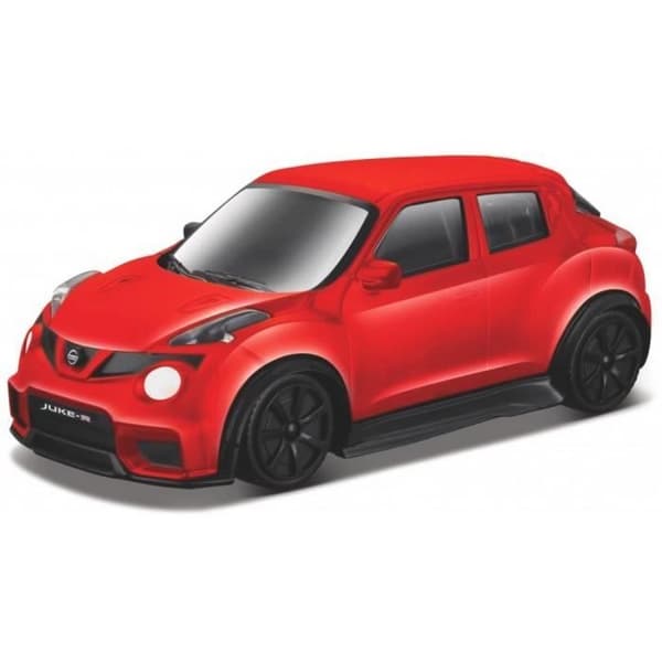 Monterade miniatyrer - Burago - Nissan Juke R - Röd - Skala 1/43 - SUV