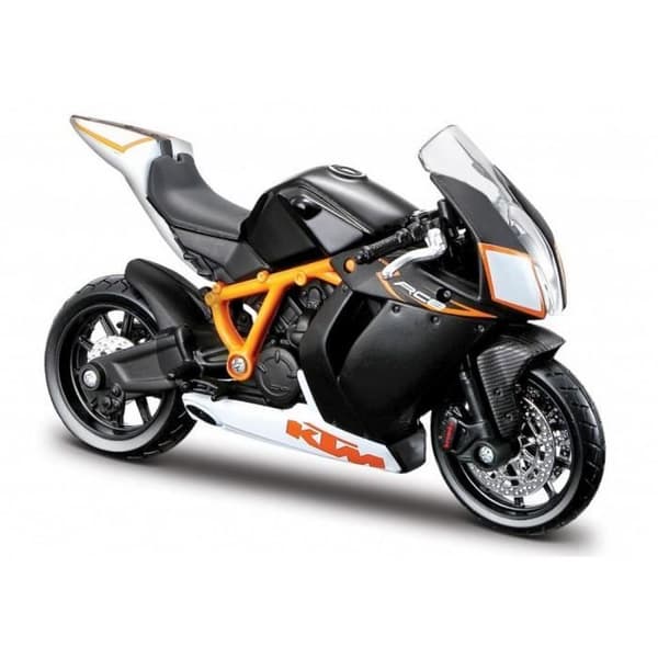 Monterade miniatyrer - Burago - 1190 RC8 R - 1/18 - Färg: Svart - Samlarmotorcykel