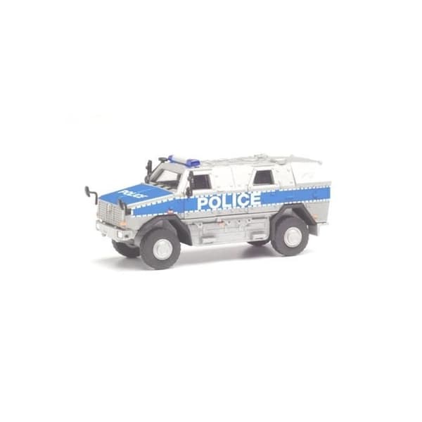 Monterade miniatyrer - ATF Dingo 2 "Polis" - Neutralt demonstrationsfordon 1/87 Herpa