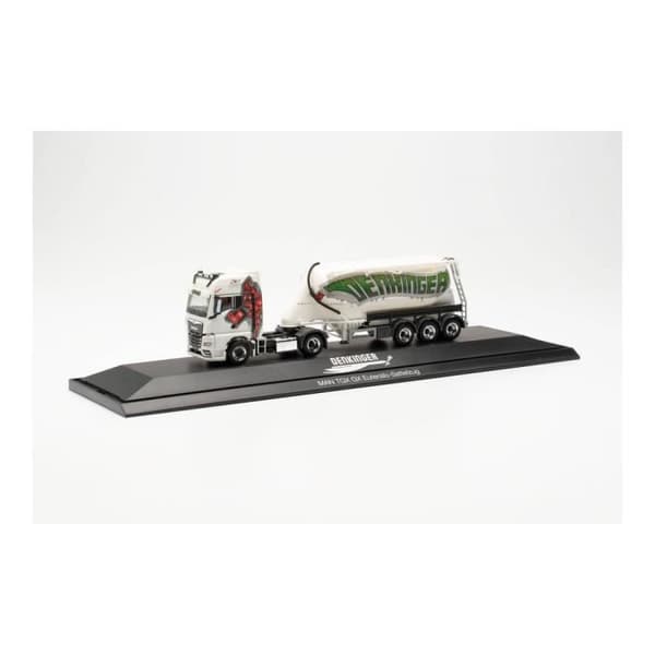 Monterade miniatyrer - Man TGX GX Silo Denkinger 1/87 Herpa
