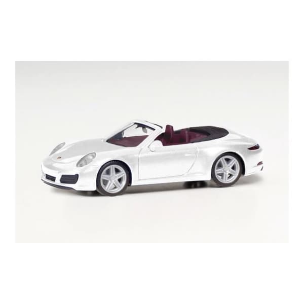 Monterade miniatyrer - Porsche 911 Carrera 2 Cabriolet Vit 1/87 Herpa