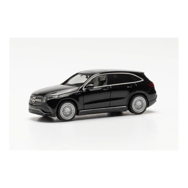 Monterade miniatyrer - Mercedes EQC AMG Obsidian Black 1/87 Herpa