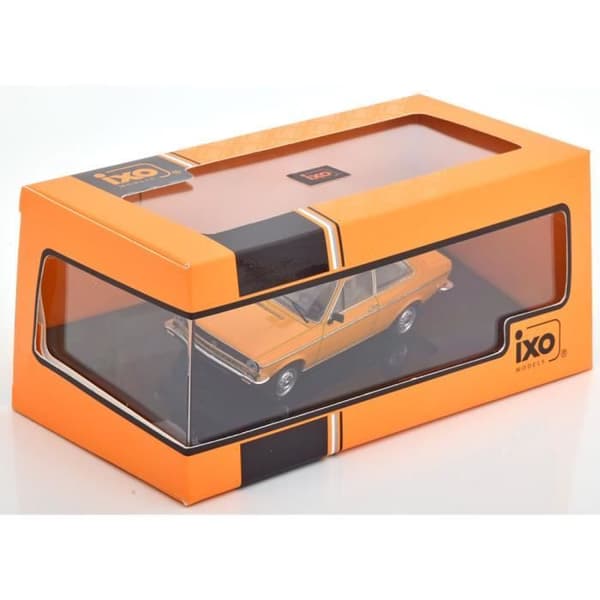 Miniatyrbil - IXO MODELLER - VW VOLKSWAGEN DERBY MK1 LS 1977 - Gul Orange - Vuxen - Interiör
