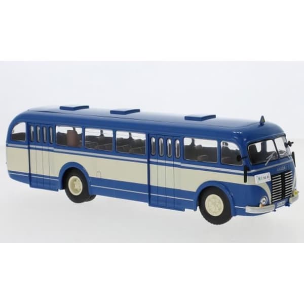 Miniatyrer monterade - IXO - Skoda 706 RO - Blå / Vit - 1947 - Skala 1/43