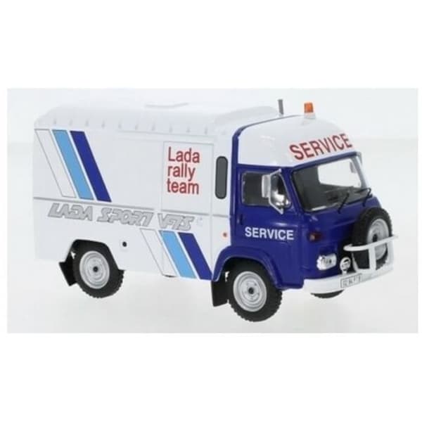 Miniatyrer monterade - IXO - Avia A21F - Assistance Lada Service Team VFTS - 1/43 - Blå