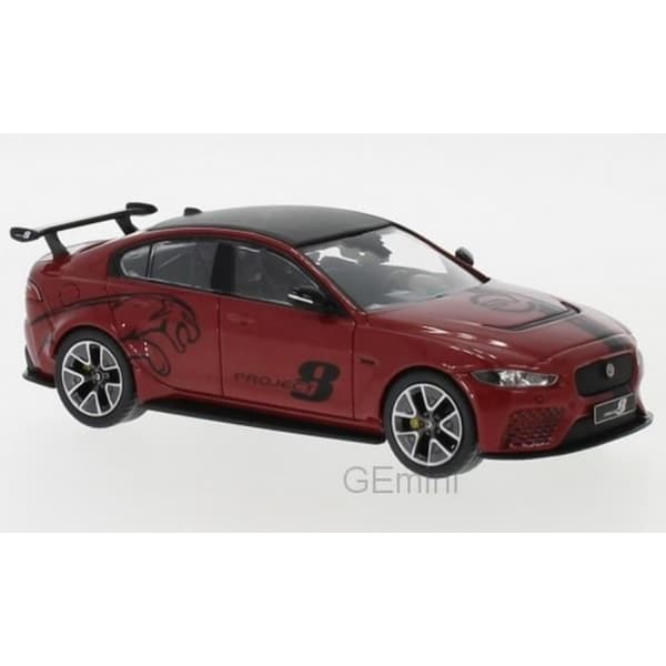 Monterade miniatyrer - Jaguar XE SV Project 8-201 - röd 2018 1/43 IXO