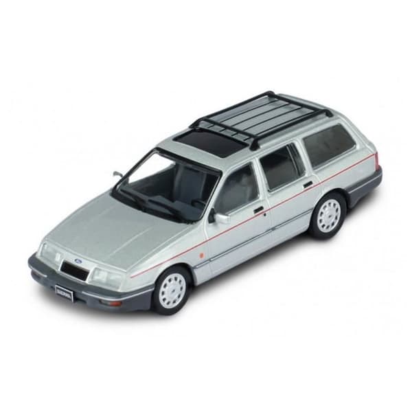 Monterade miniatyrer - Ford Sierra Ghia varor D - Vit 1988 1/43 IXO