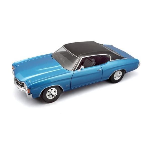 Samlarbil Chevrolet Chevelle SS454 Sport Coupe 1971 - MAISTO - 1/18 - Blå